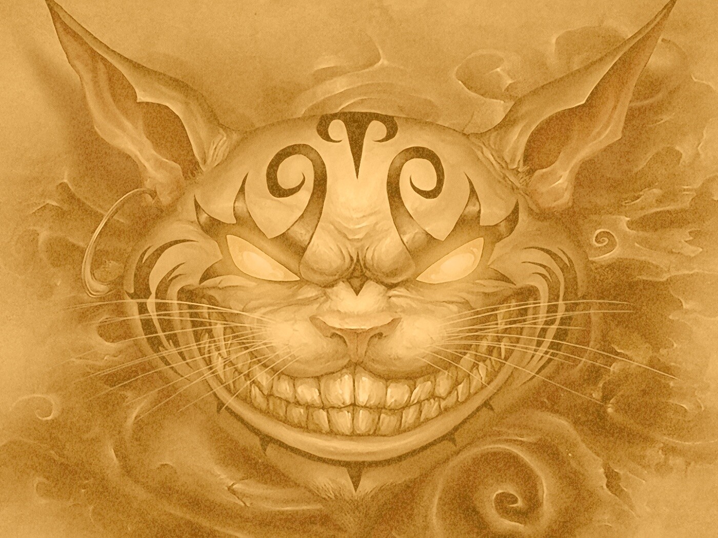 Чеширский кот American MacGee обои