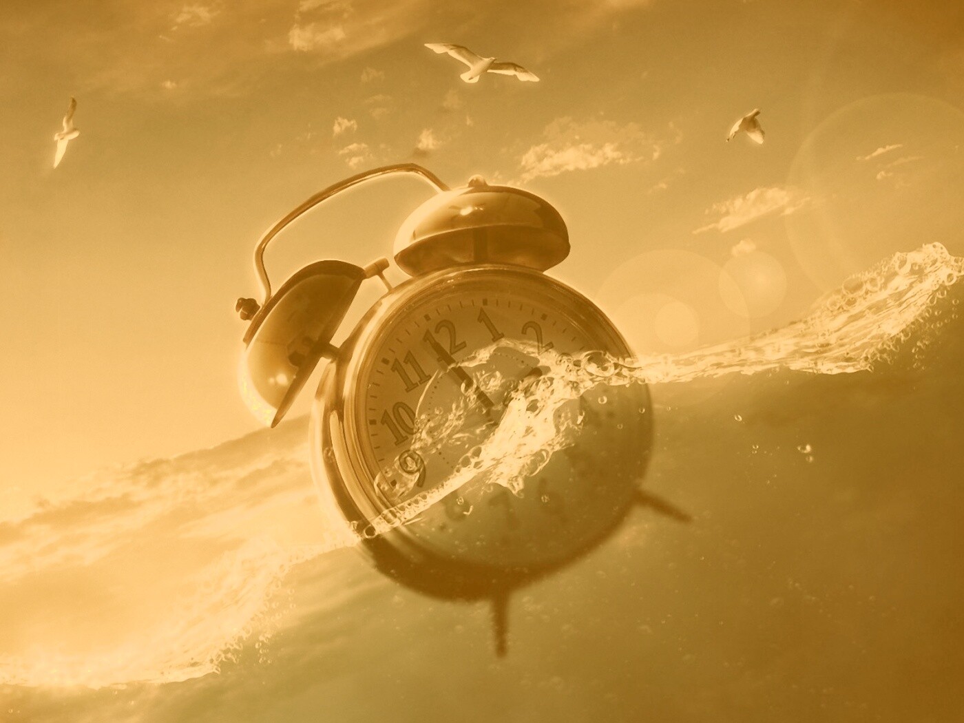 Уплывающее время обои