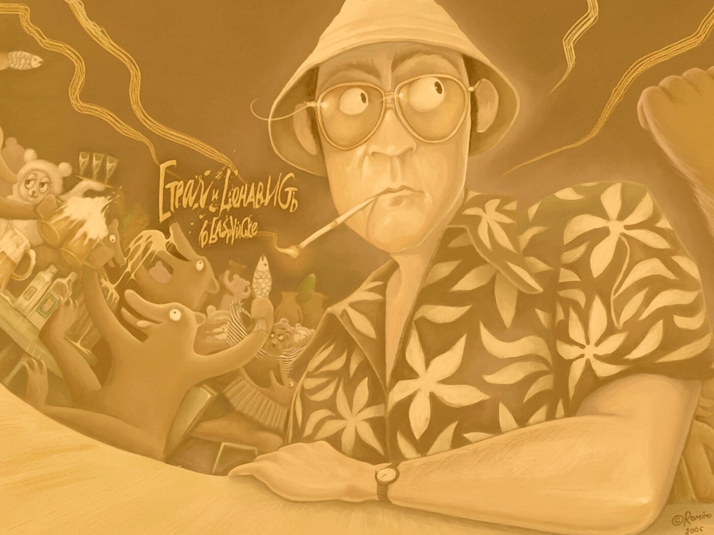 Страх и ненависть в Лас-Вегасе обои