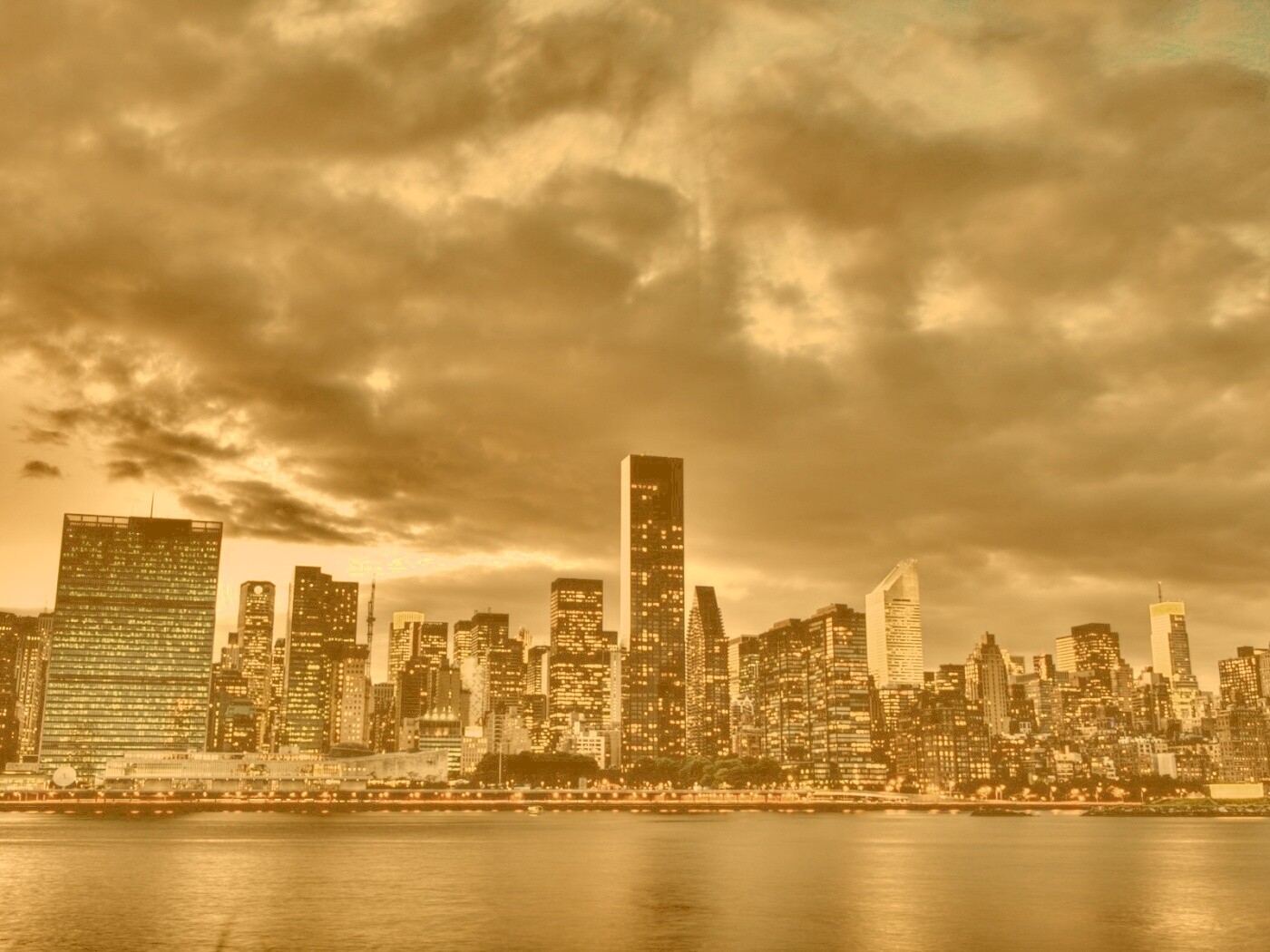 Красивый город обои