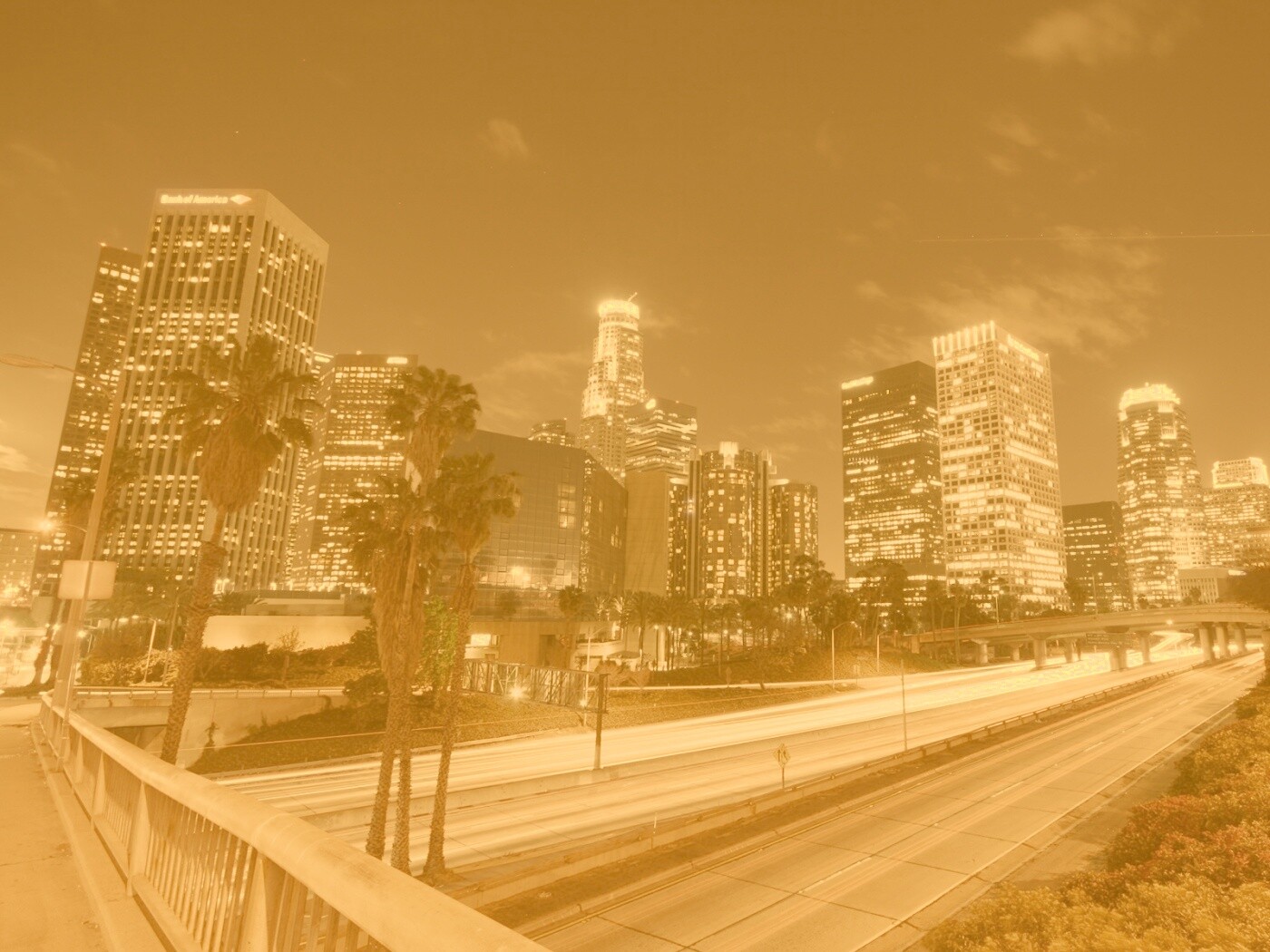 Ночной город обои