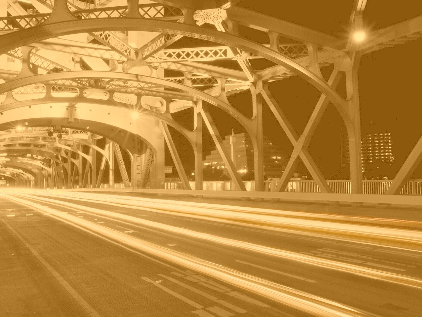 Городской мост в Сакраменто обои