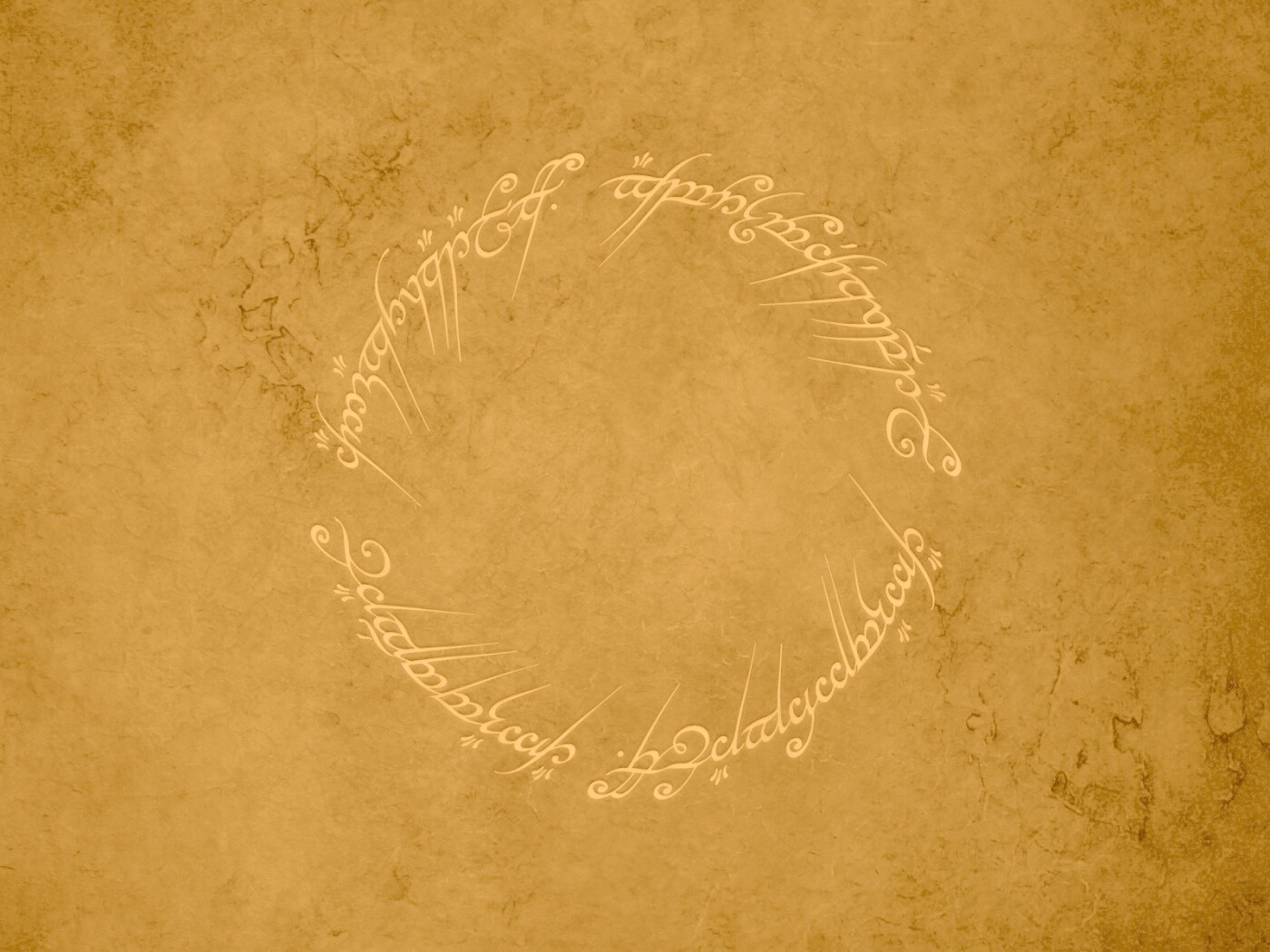 Кольцо всевластья - узор обои