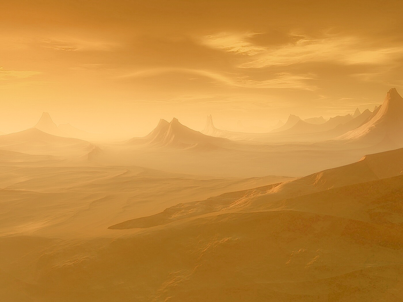 Инопланетный ландшафт обои