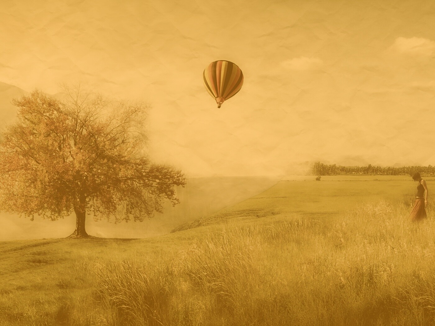 Умиротворенный коллаж обои