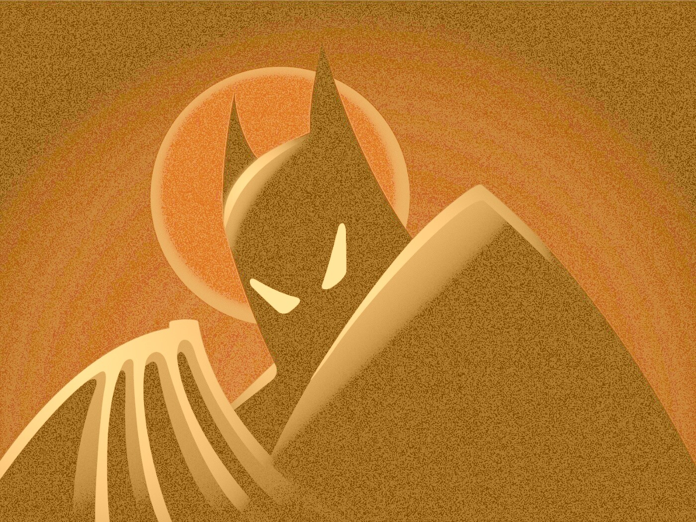 Заставка мультфильма о Бэтмене обои