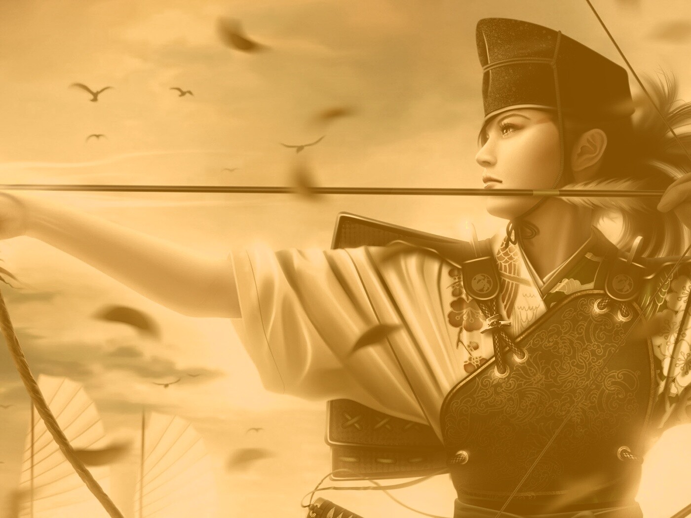 Лучница обои