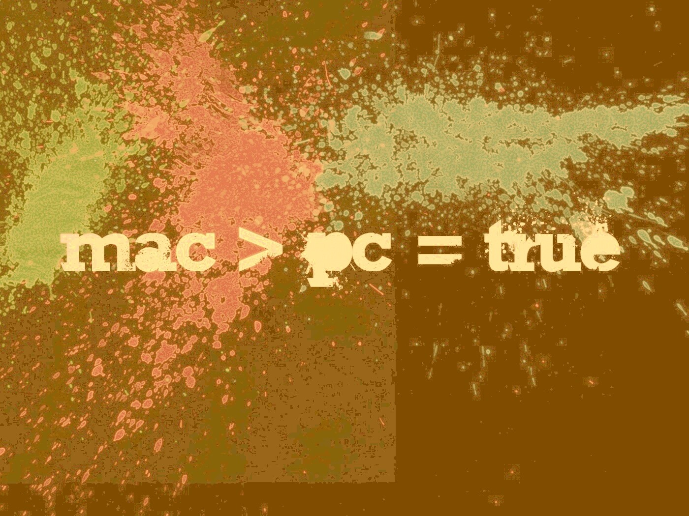 Mac лучше Pc обои