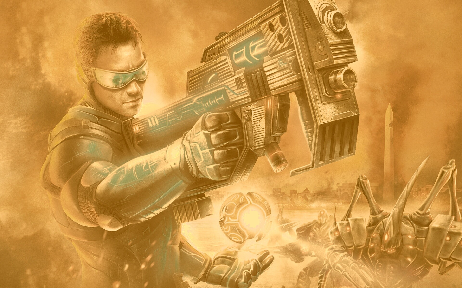 Битва с роботами обои