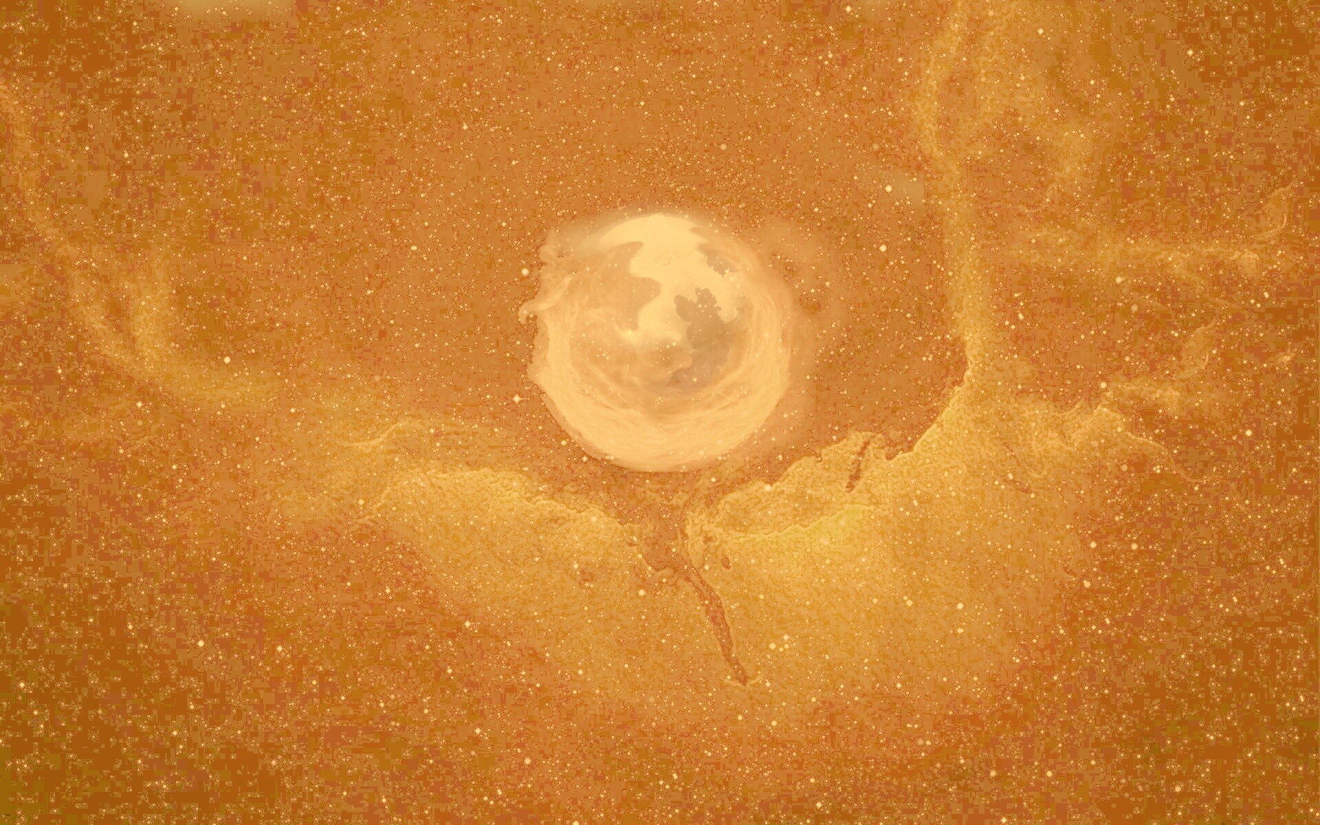 Firefox в космосе обои