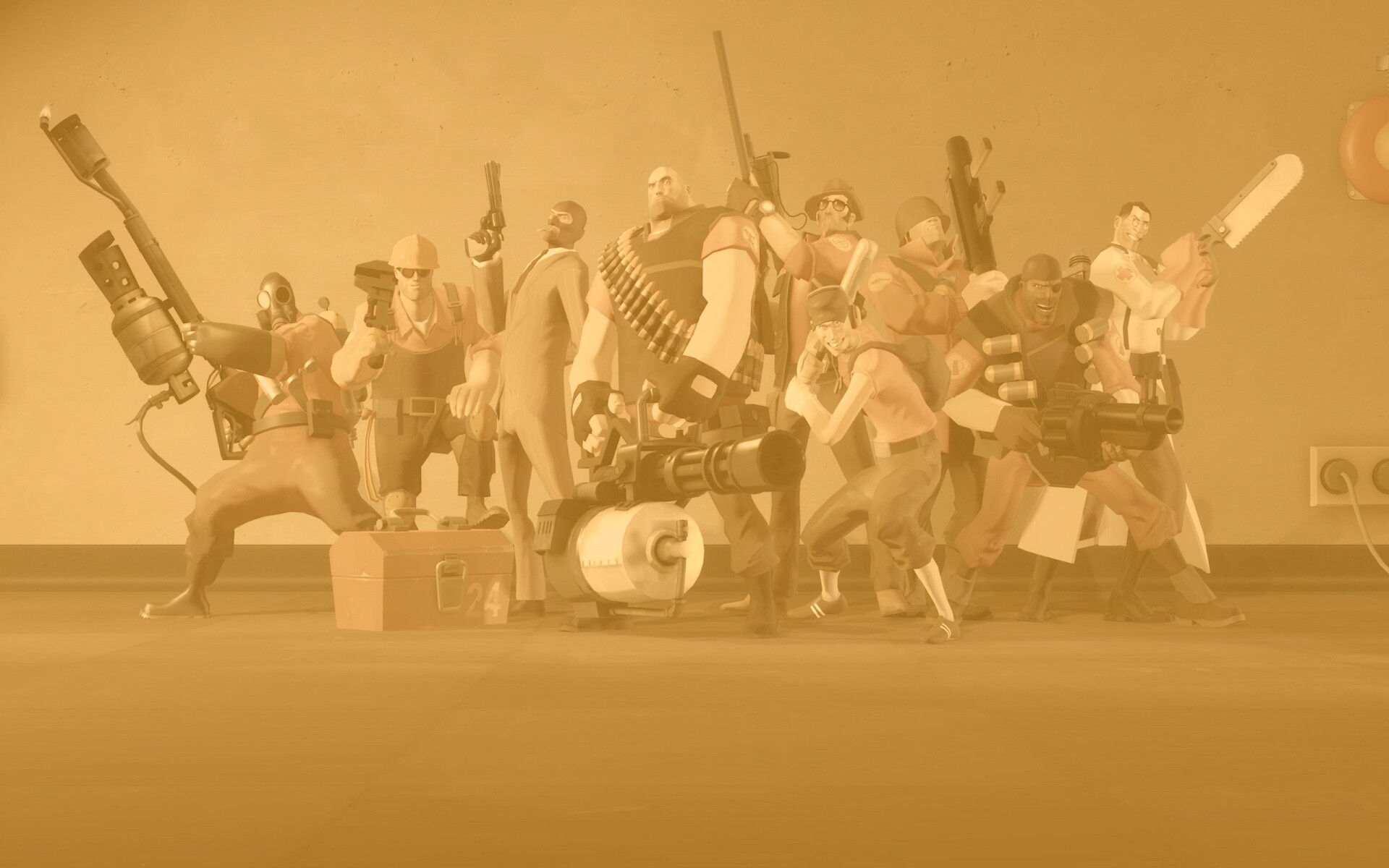 Герои игры Team Fortress 2 обои