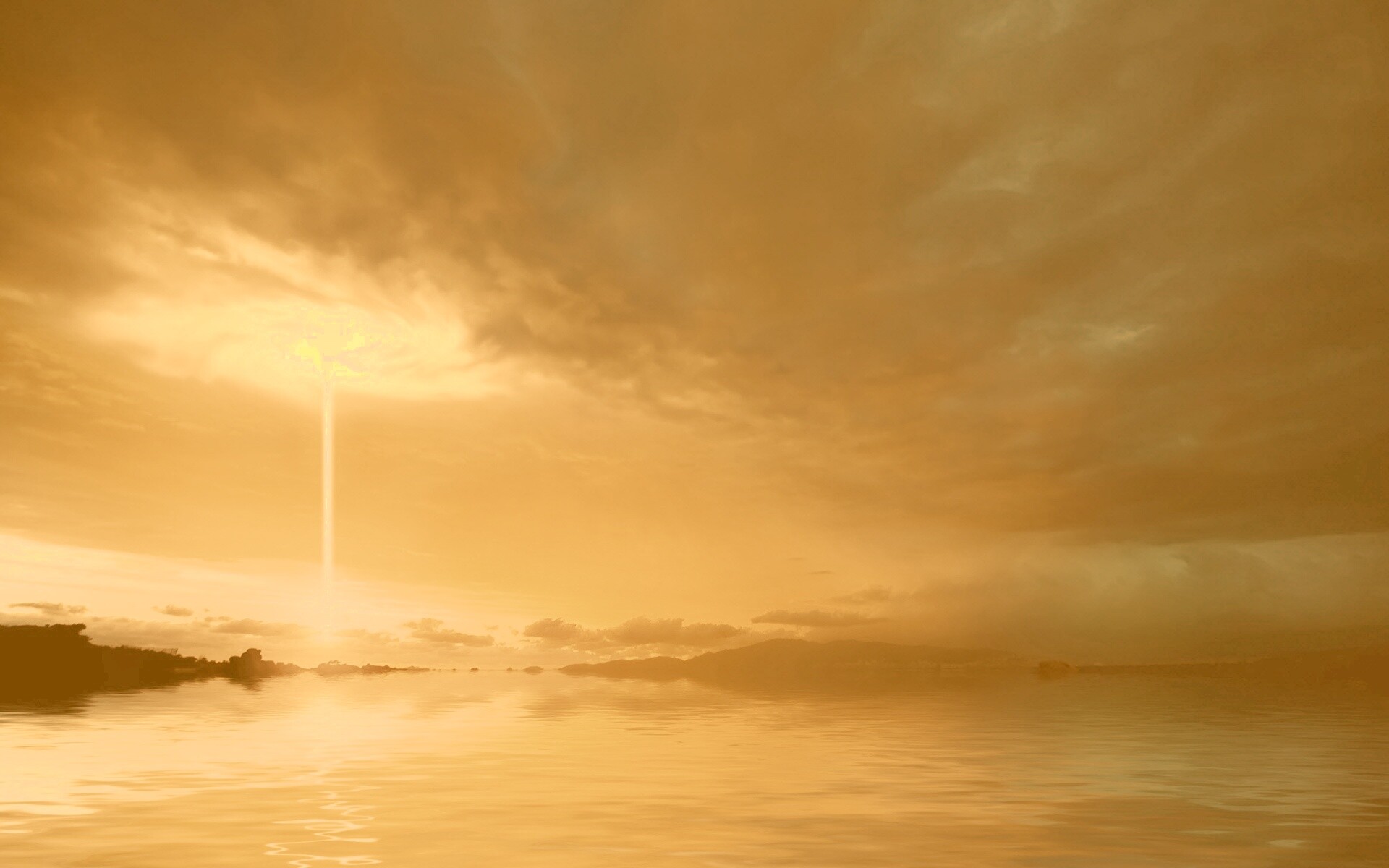 Луч с неба обои