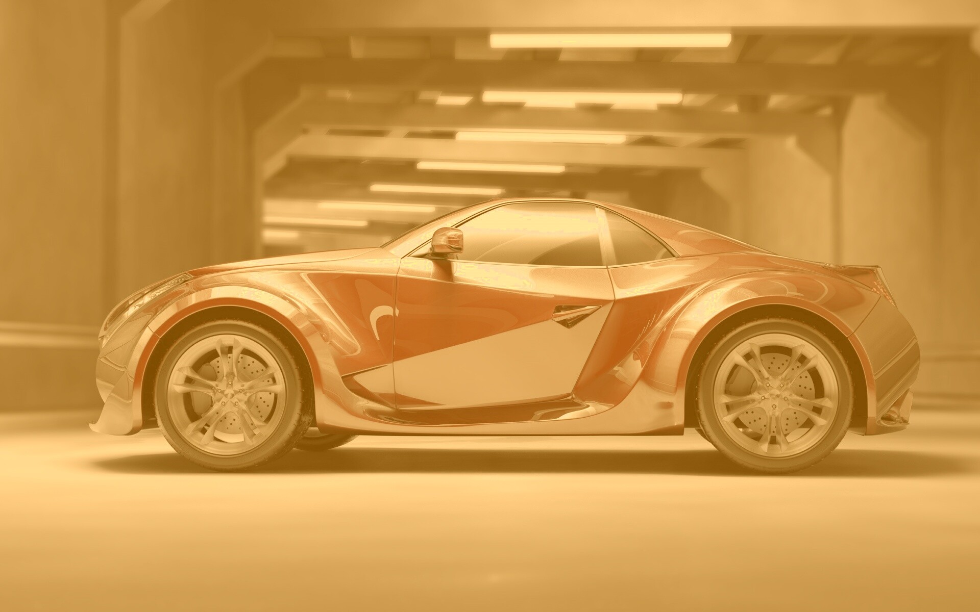 Красный концепт обои