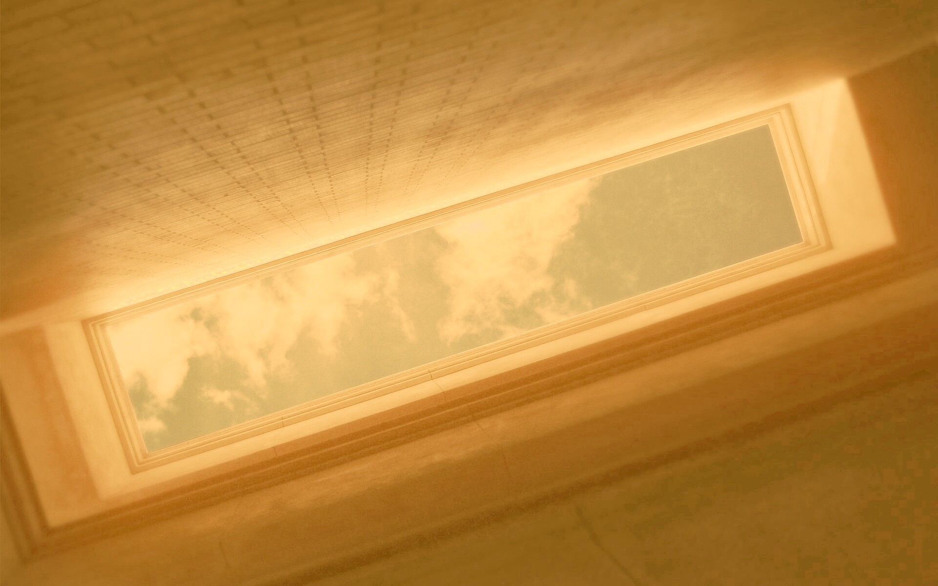 Прямоугольный каменный колодец обои