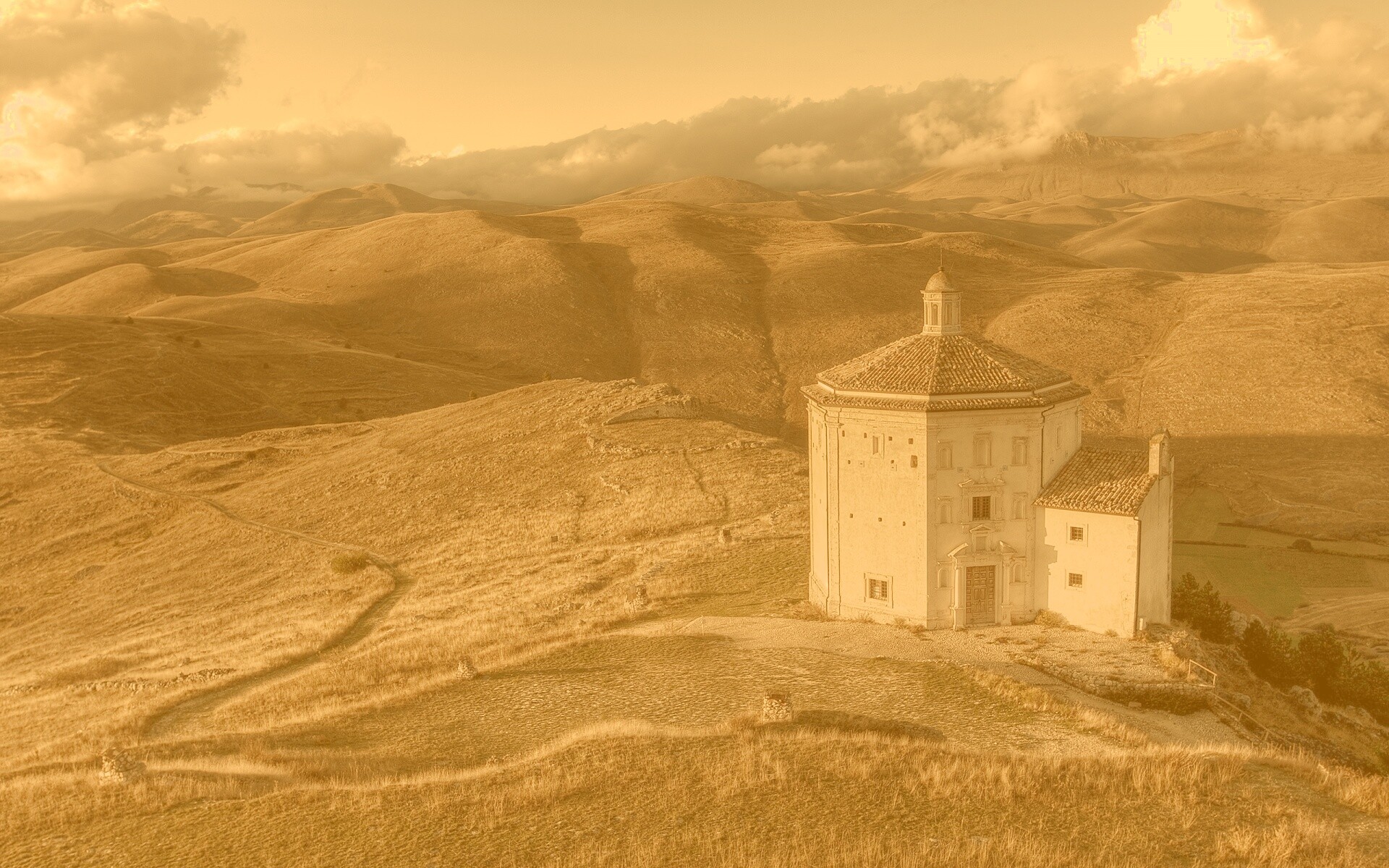 Церковь в Италии обои