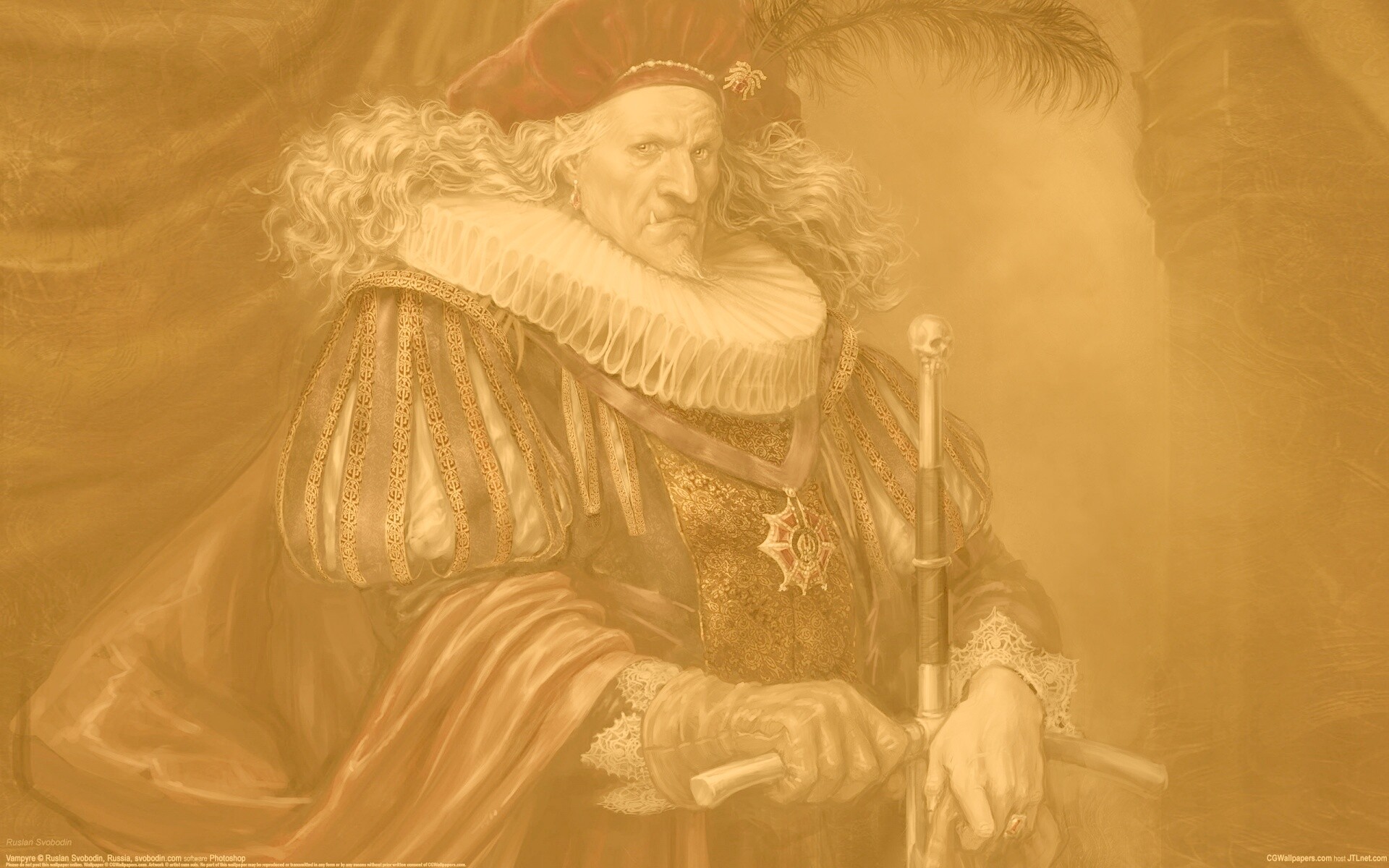 Портрет вампира обои