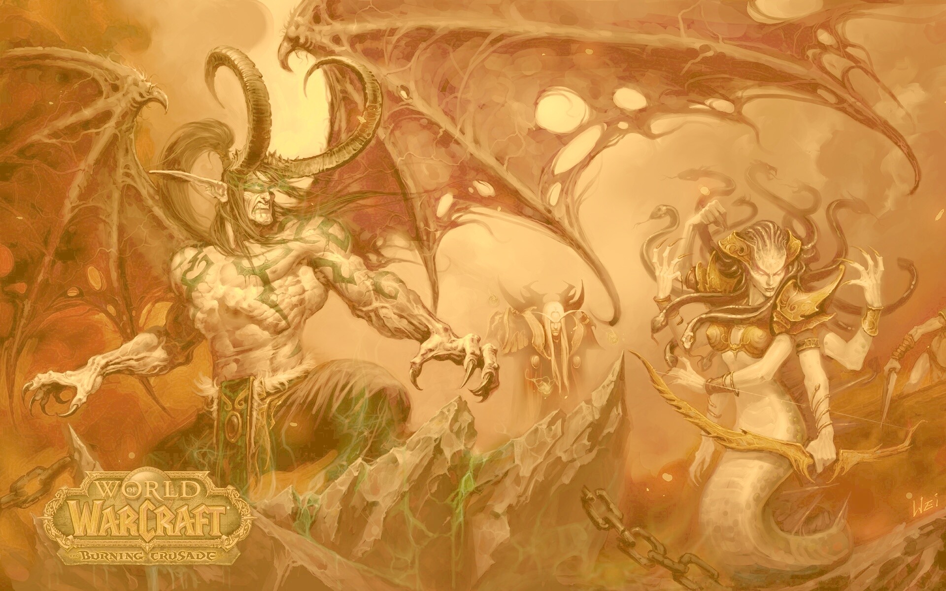 Обои Worldof WarCraft Burning Crusade обои