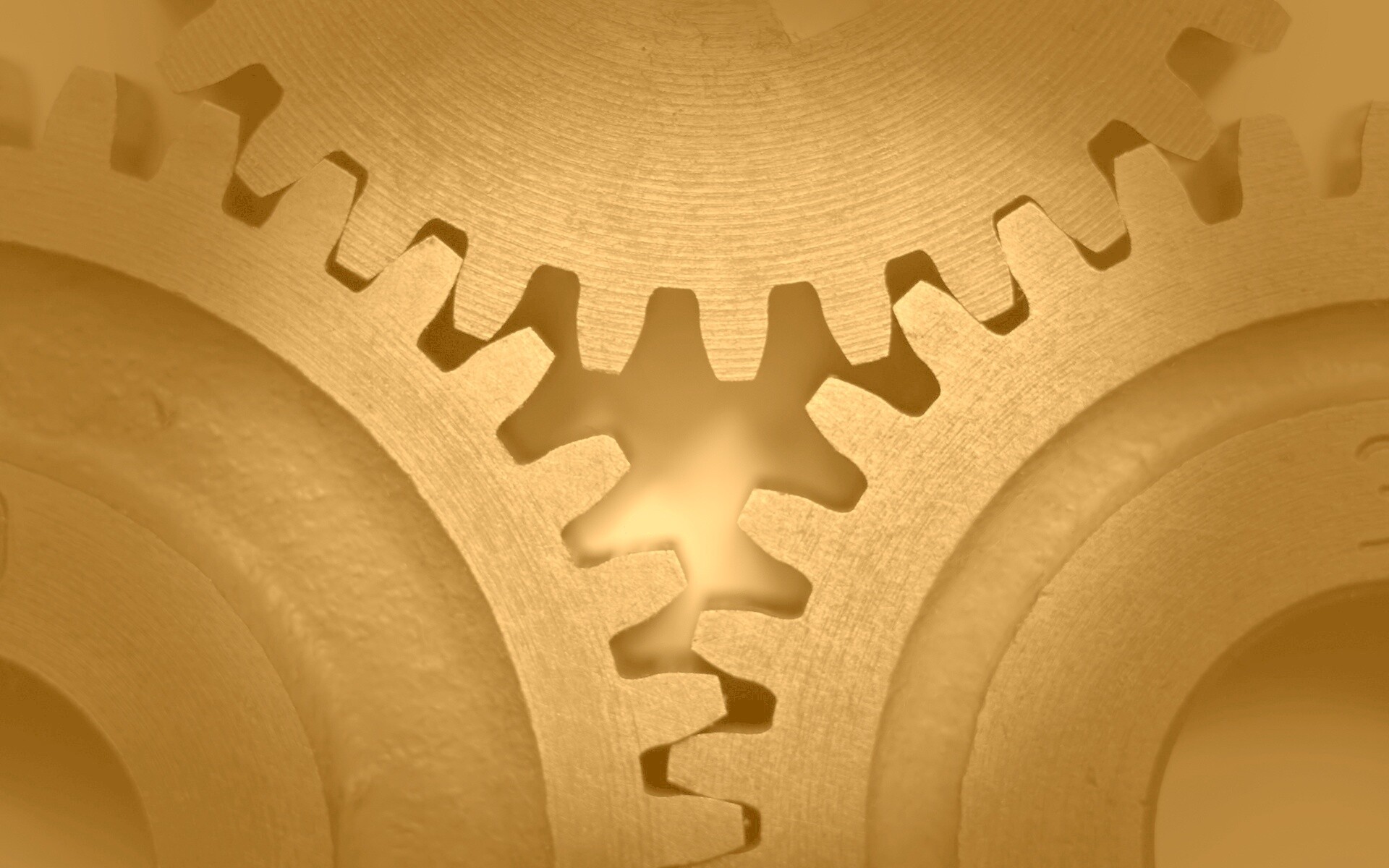 Три сцепленных шестерни обои