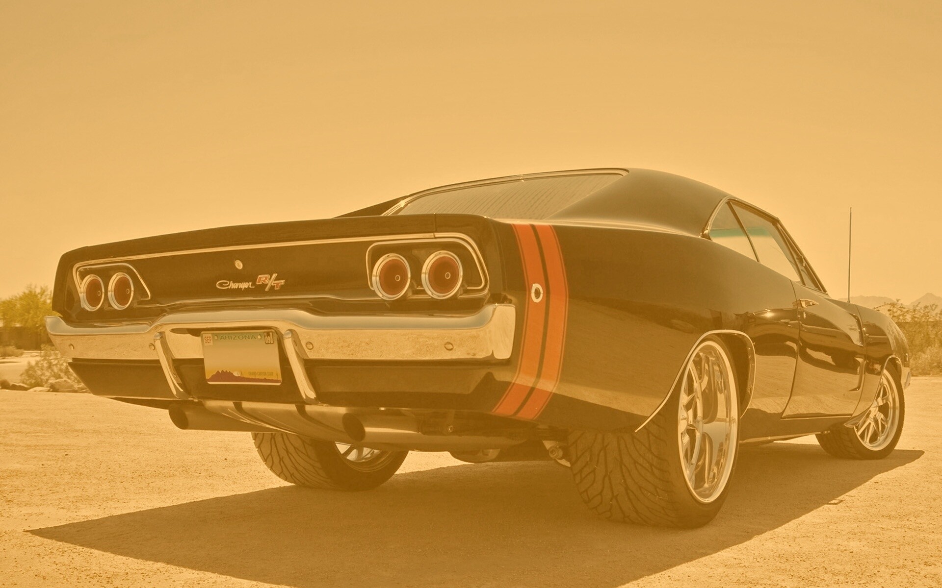 Зад Dodge Charger обои