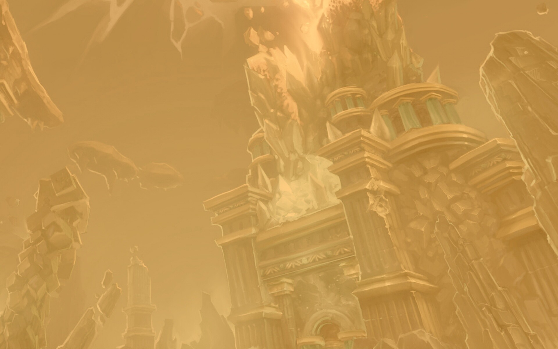 Вход в вулканический храм обои