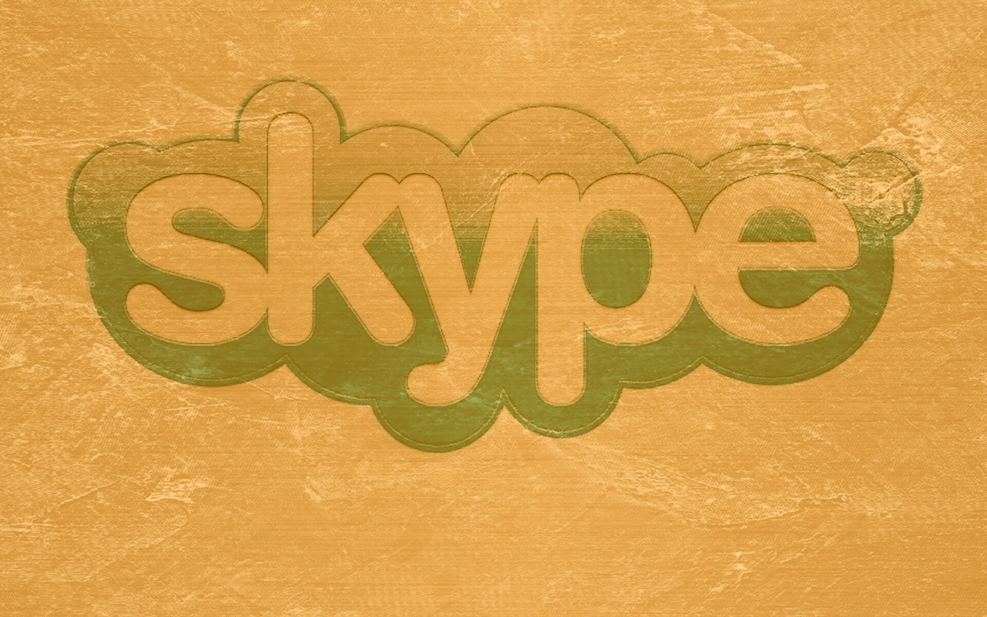 Логотип Скайп на доске обои