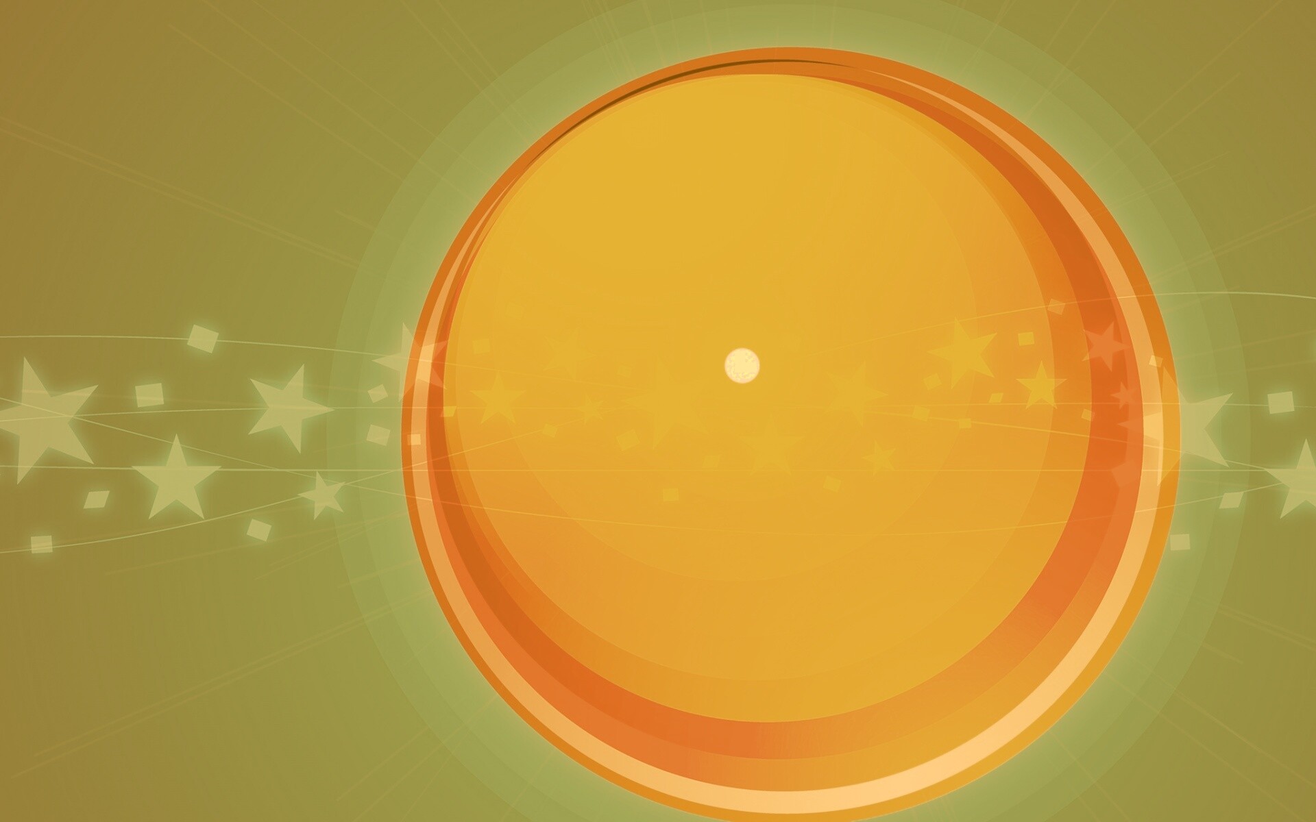 Большой красно-желтый круг обои