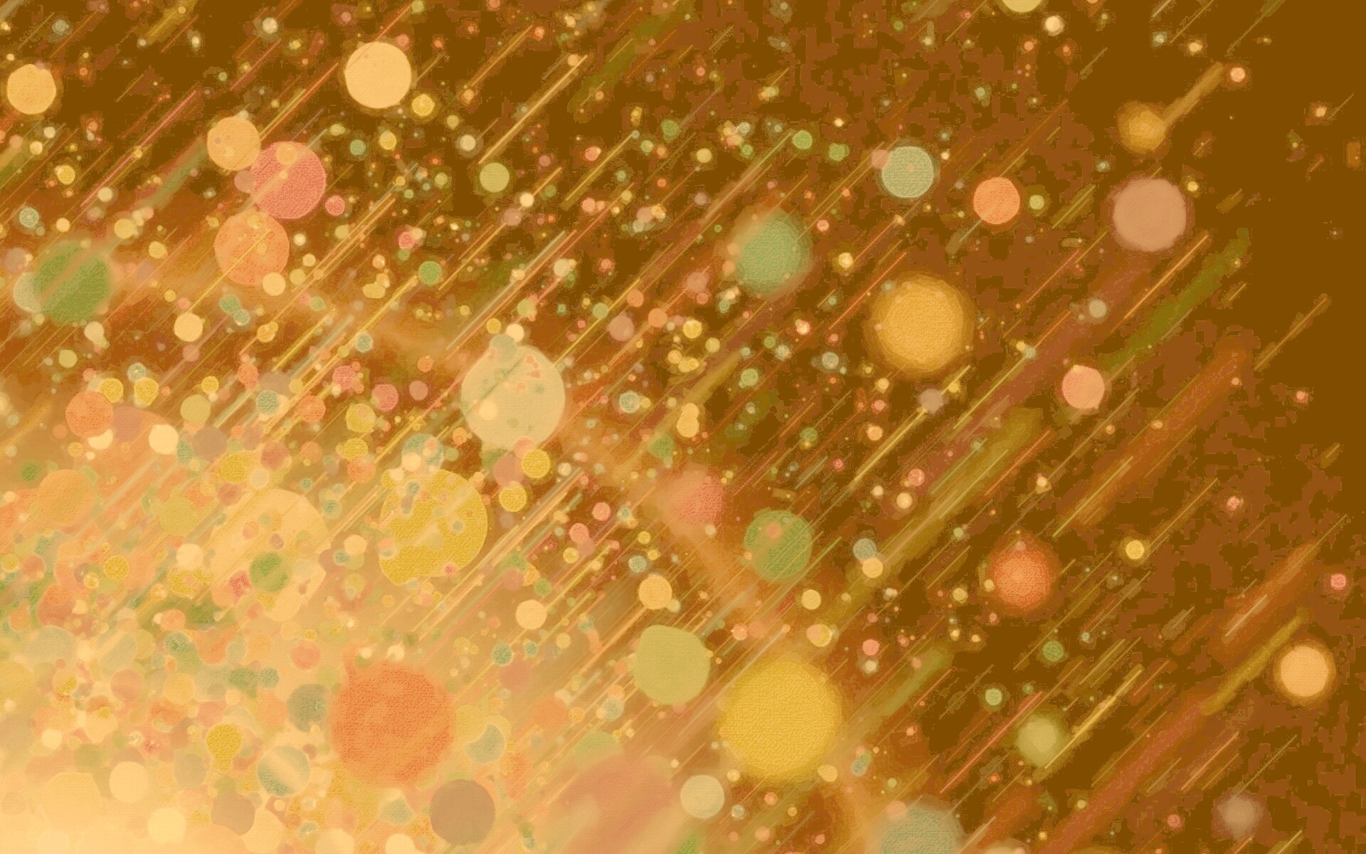 Полёт разноцветных кругов обои