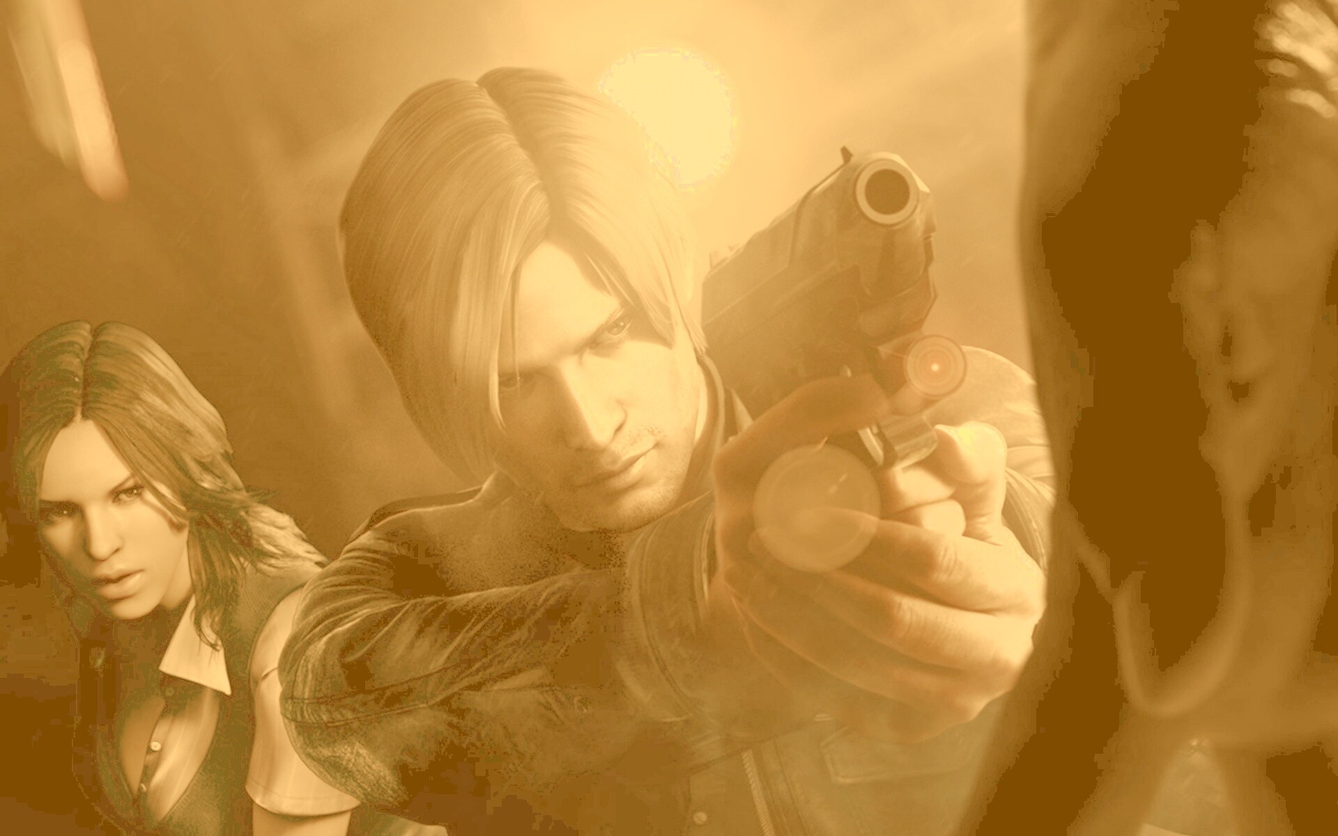 Протагонисты Resident Evil обои