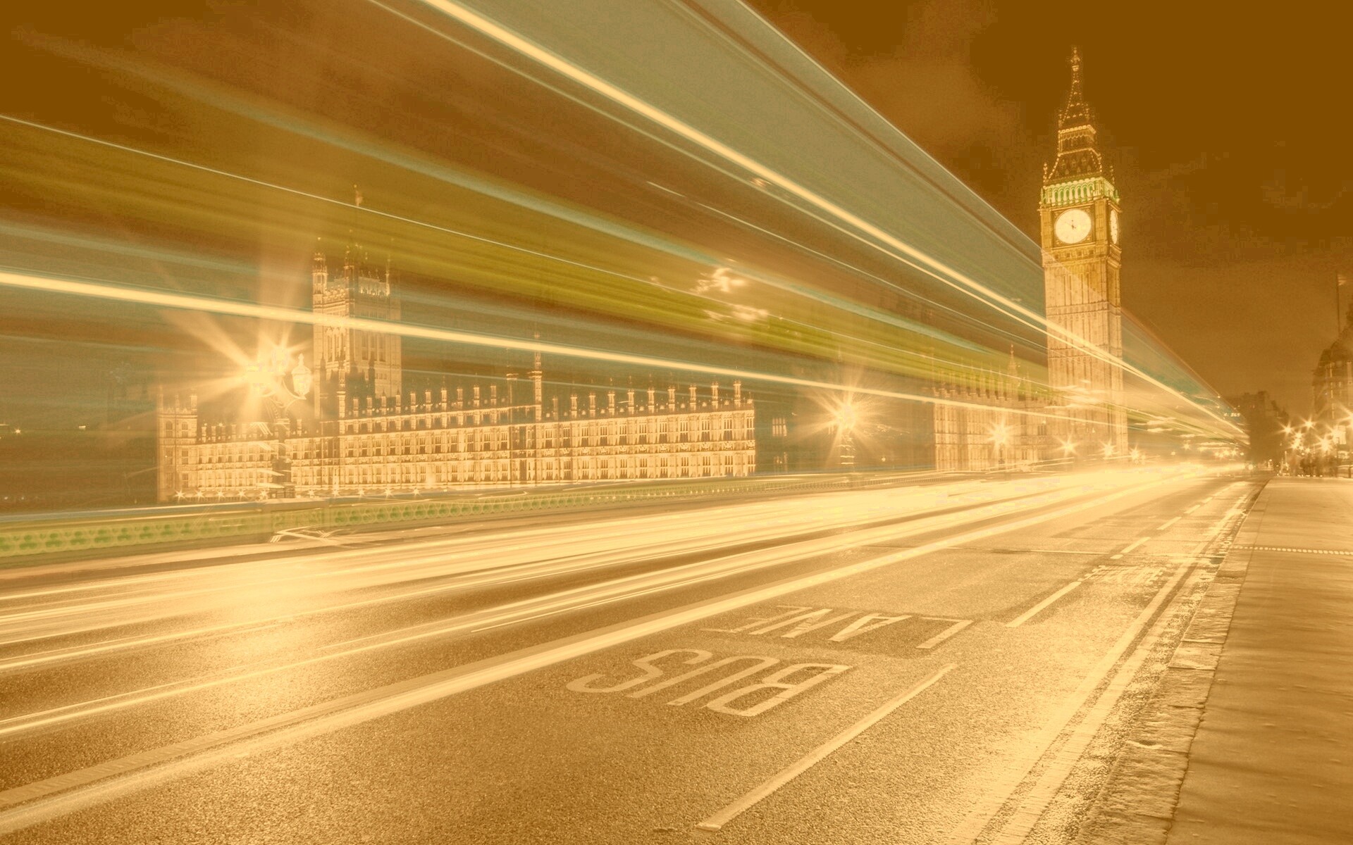 Ночной лондон обои