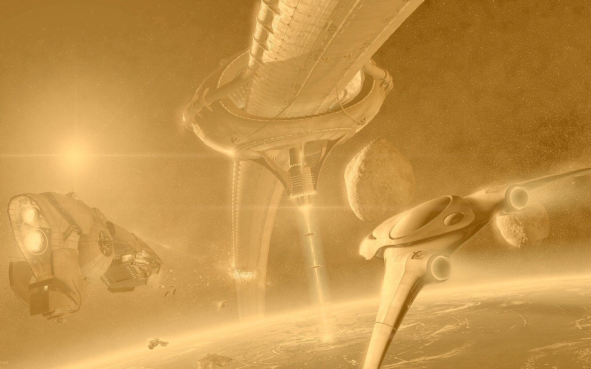 На орбите обои