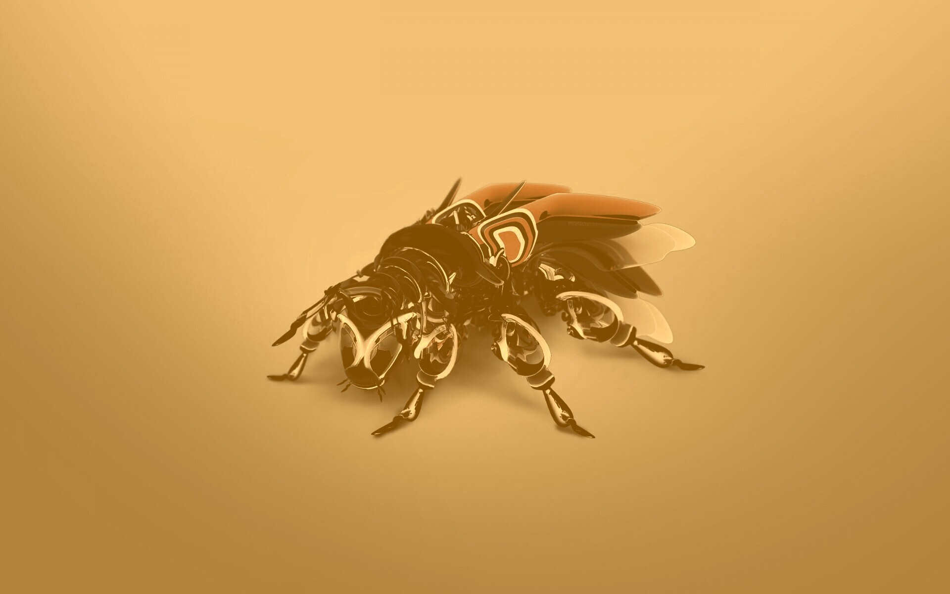 Кибер муха обои