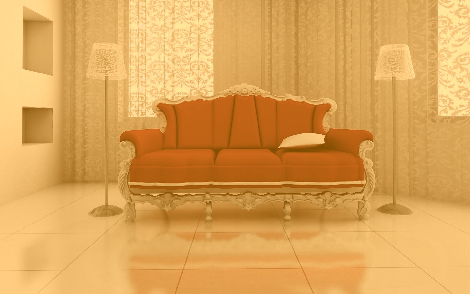 Диван в стиле ампир обои