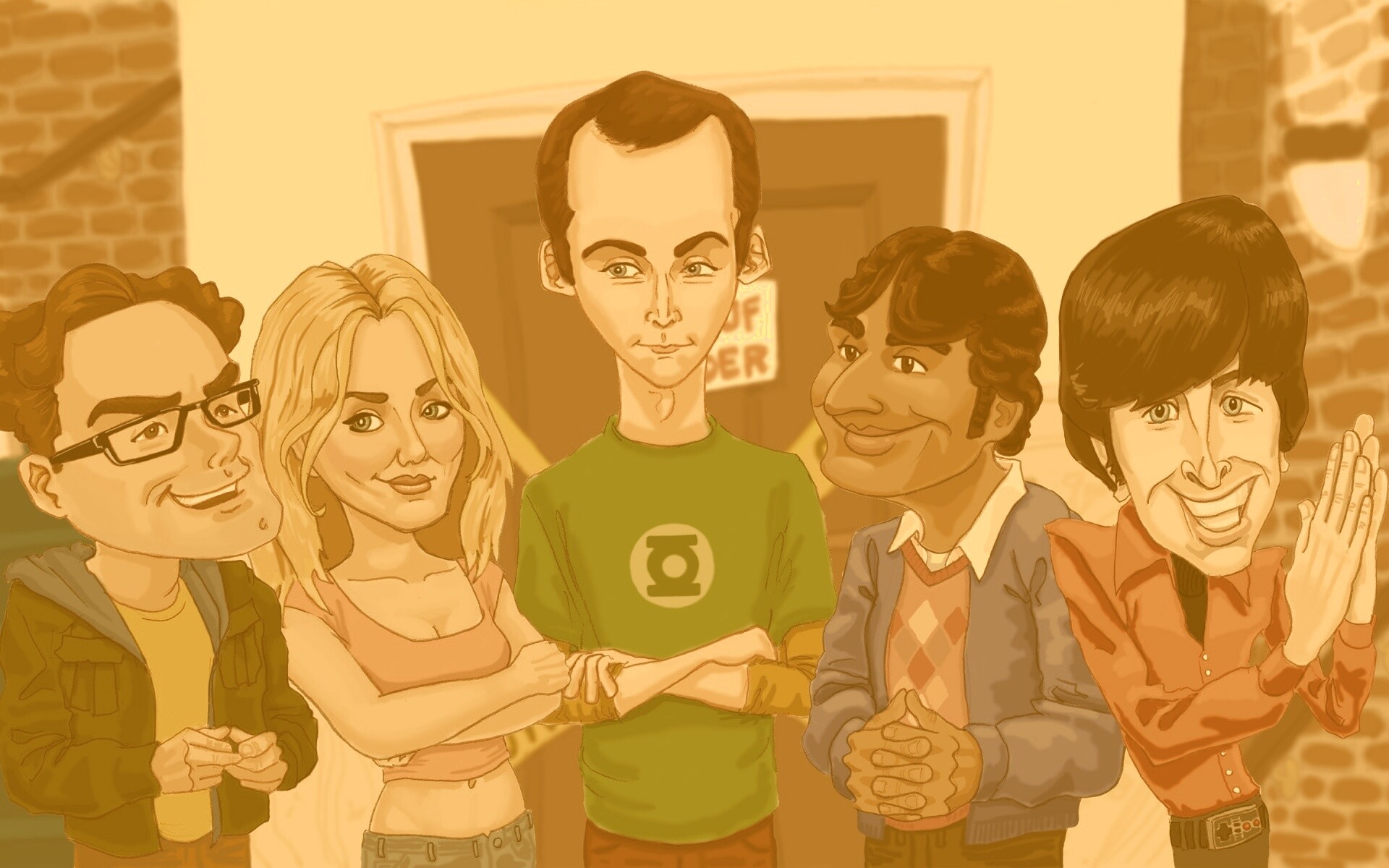 Теория большого взрыва (рисунок) обои