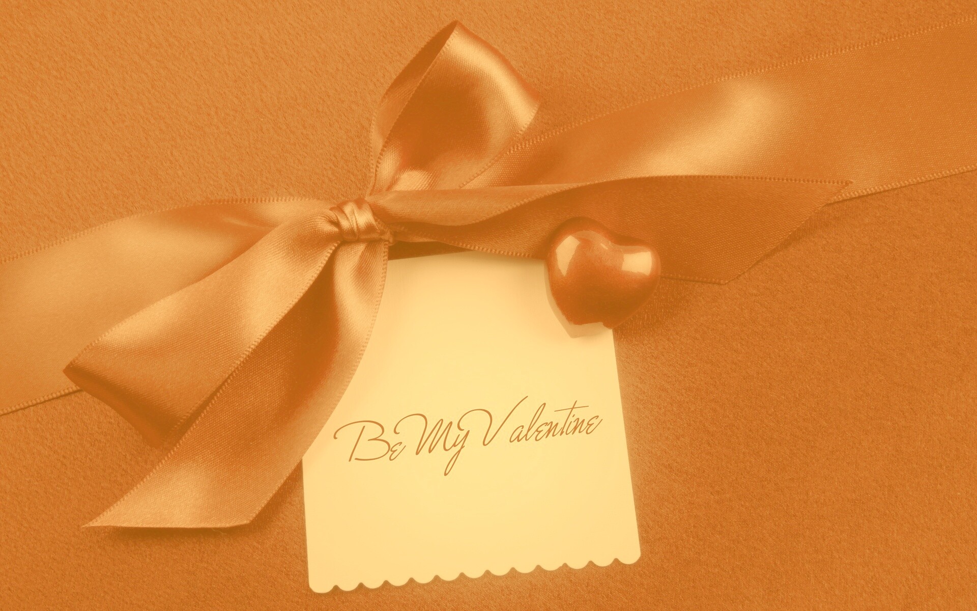 Открытка на день Святого Валентина обои