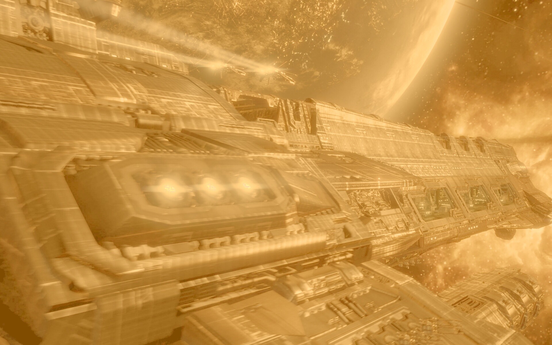 Космический корабль обои