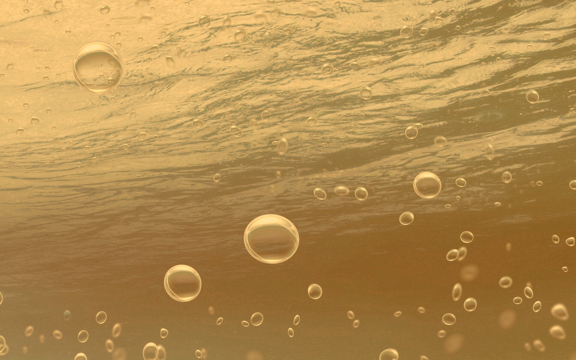 Пузыри под водой обои