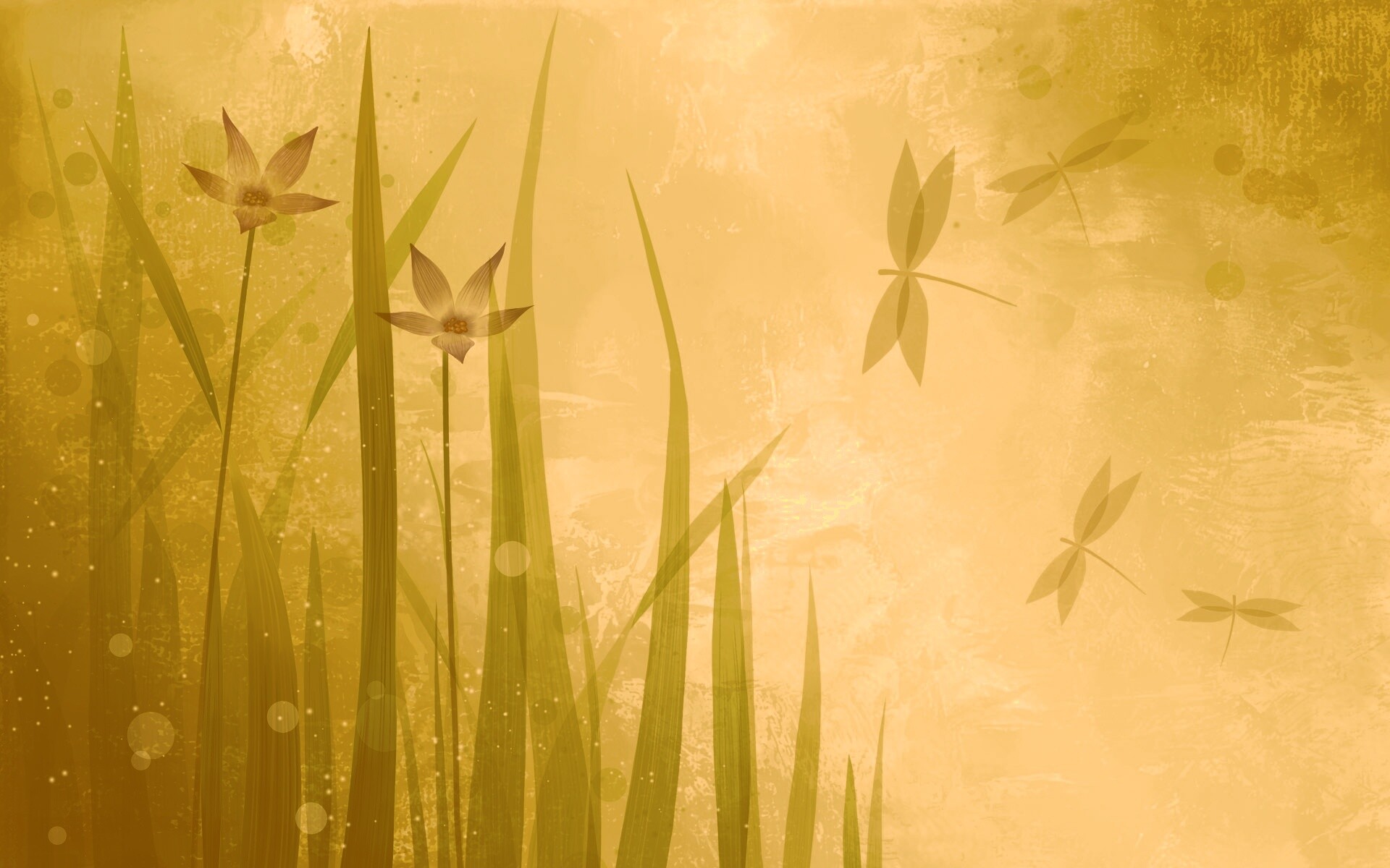 Векторные цветы обои