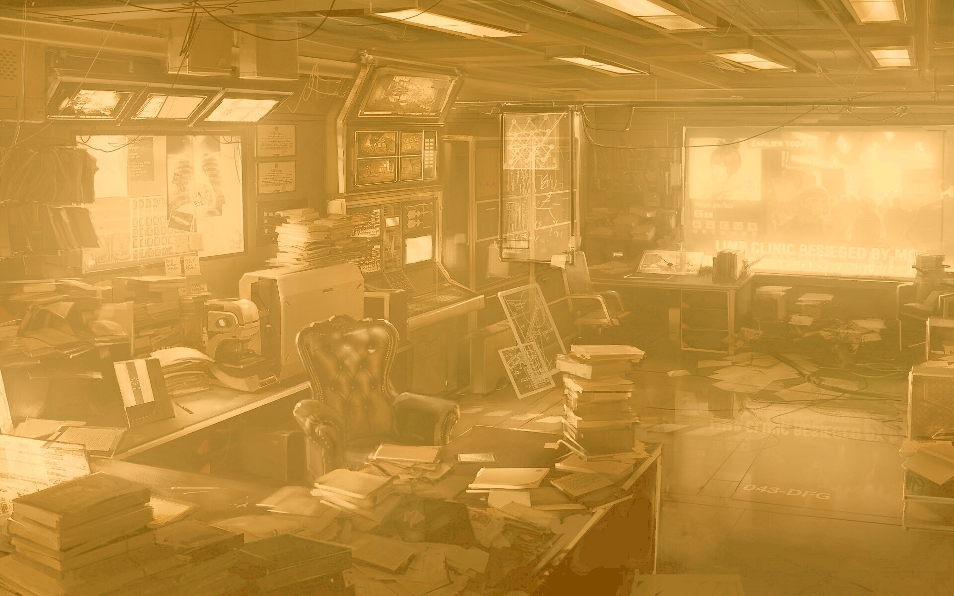 Кабинет обои