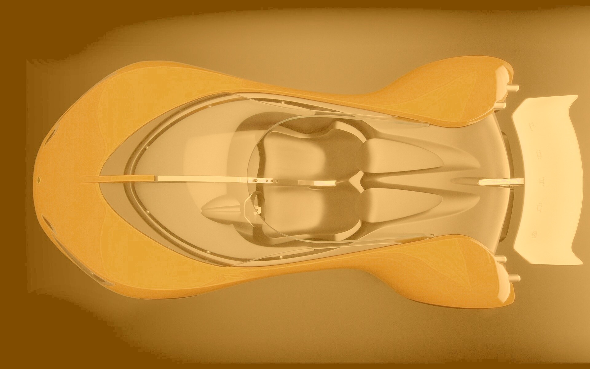 Оранжевый спорткар обои