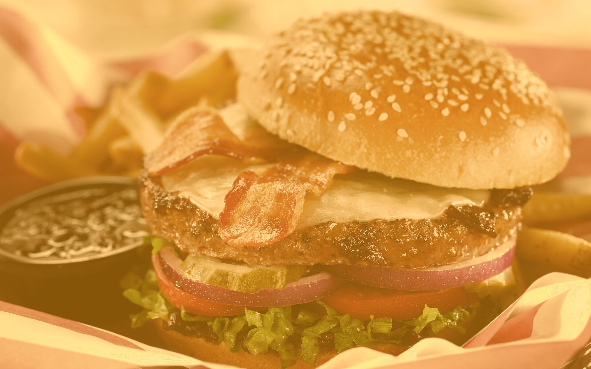 Вкусный сэндвич обои