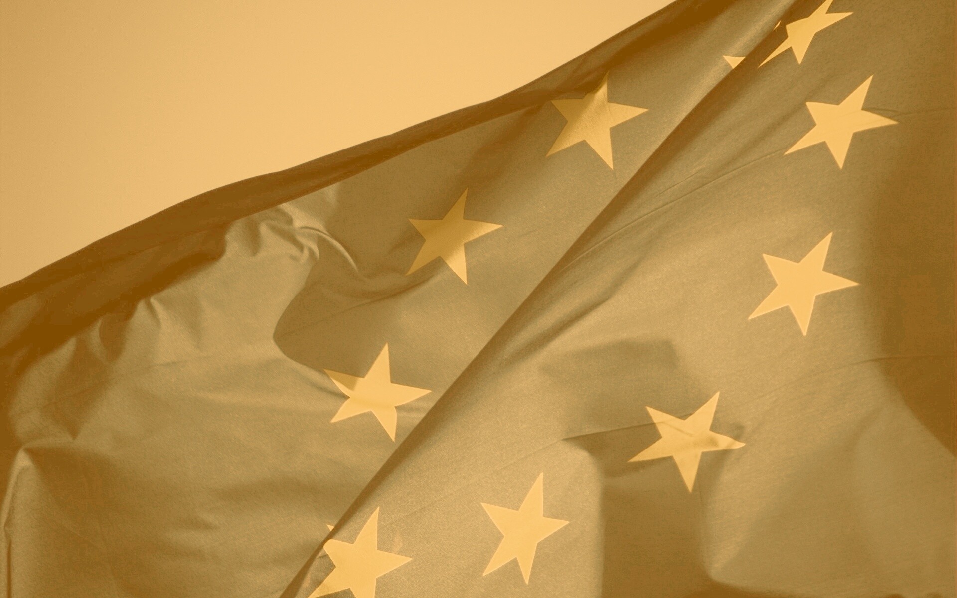 Синий флаг Евросоюза (европейского союза) обои