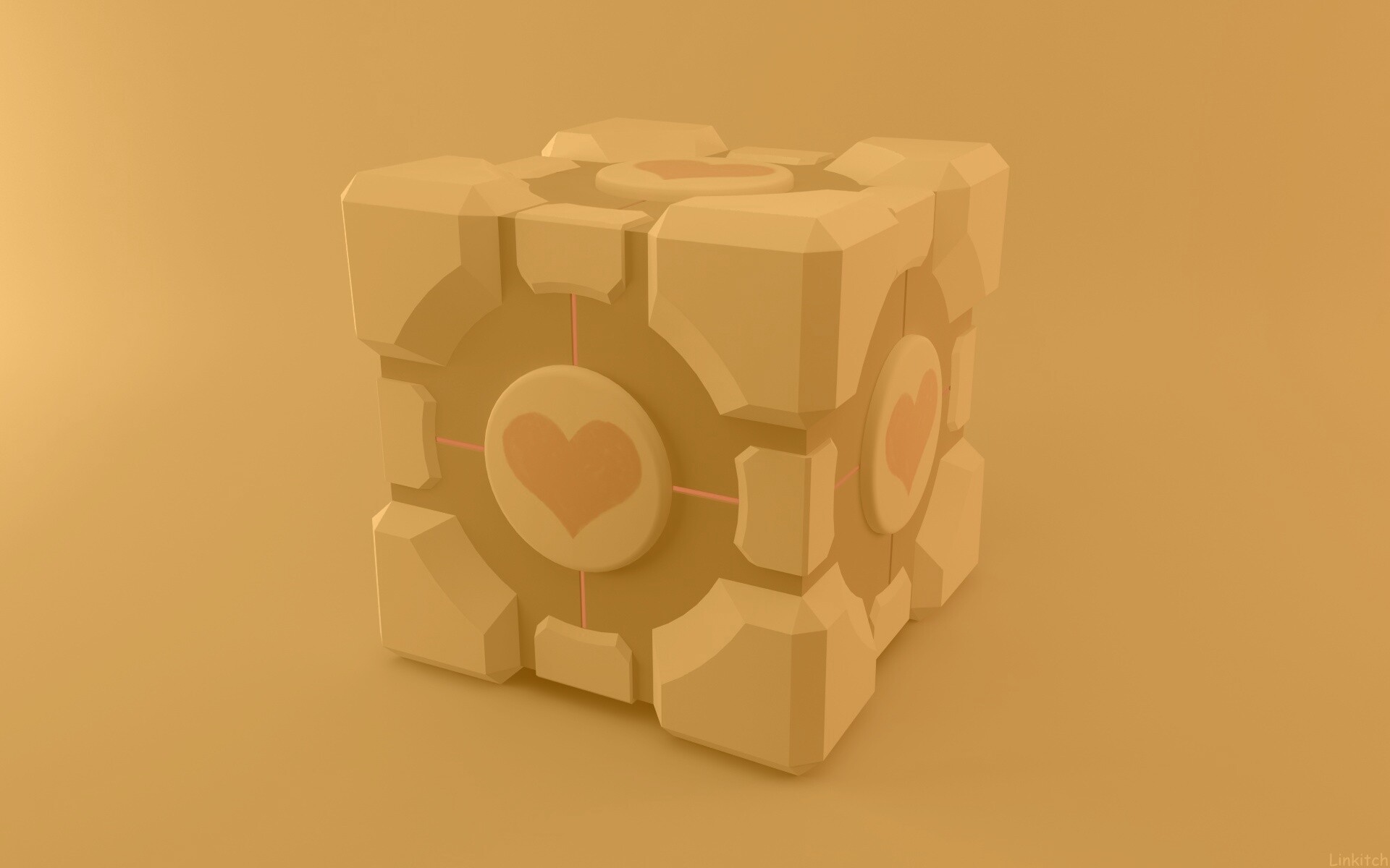 Взвешенный куб-компаньон обои