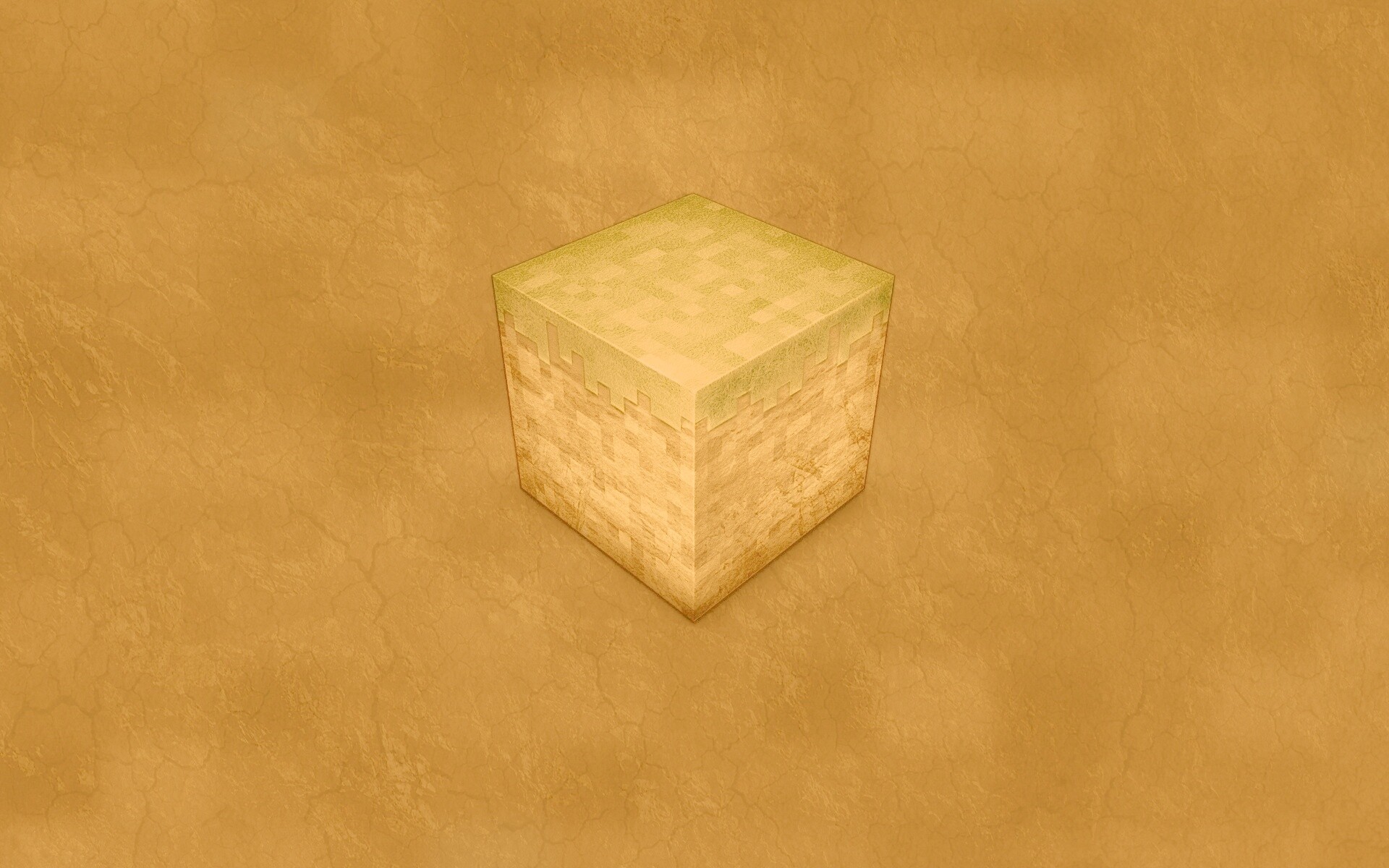 Травяной куб обои