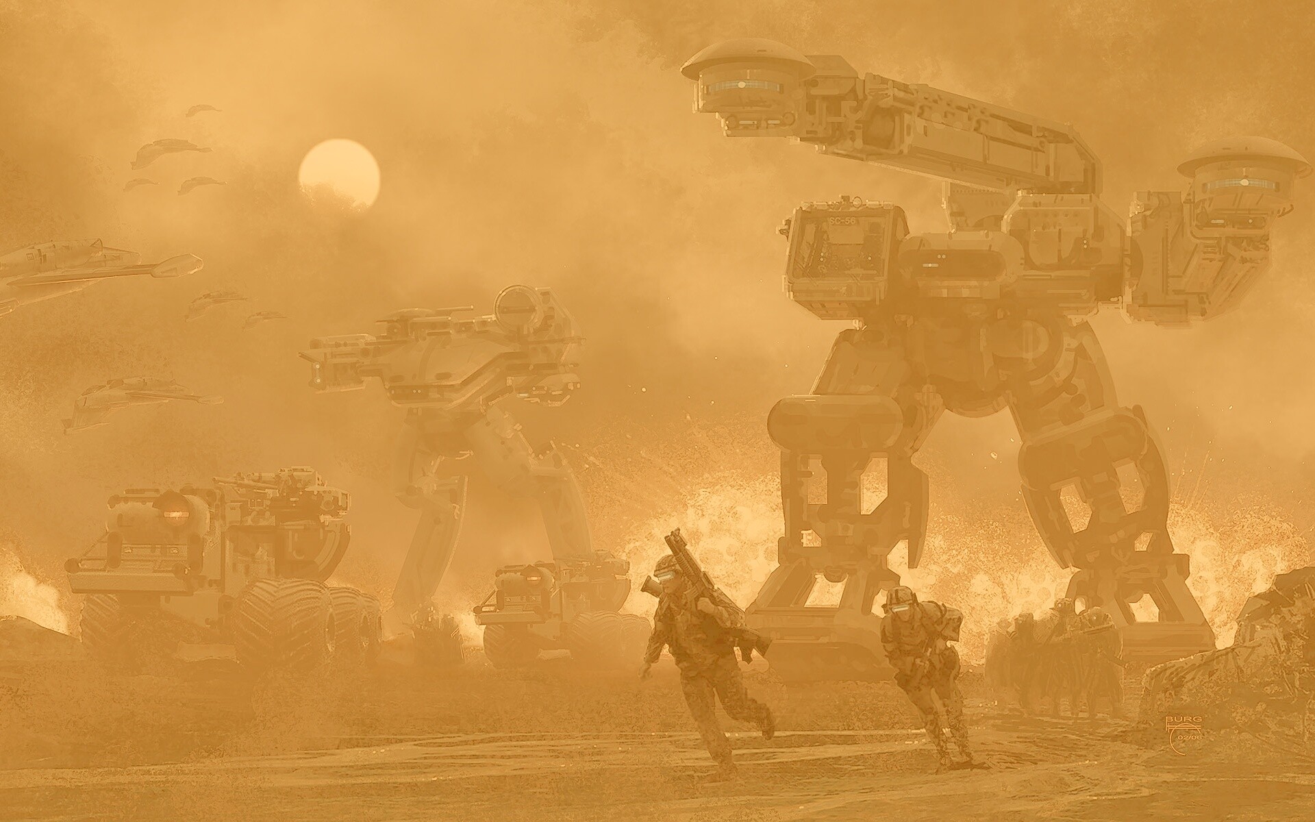 Война будущего обои