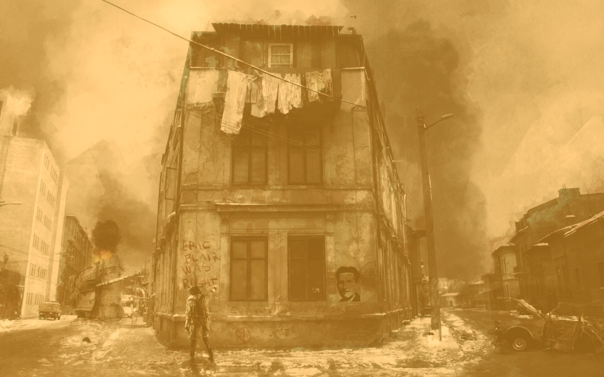 Эрик Блэр был прав обои