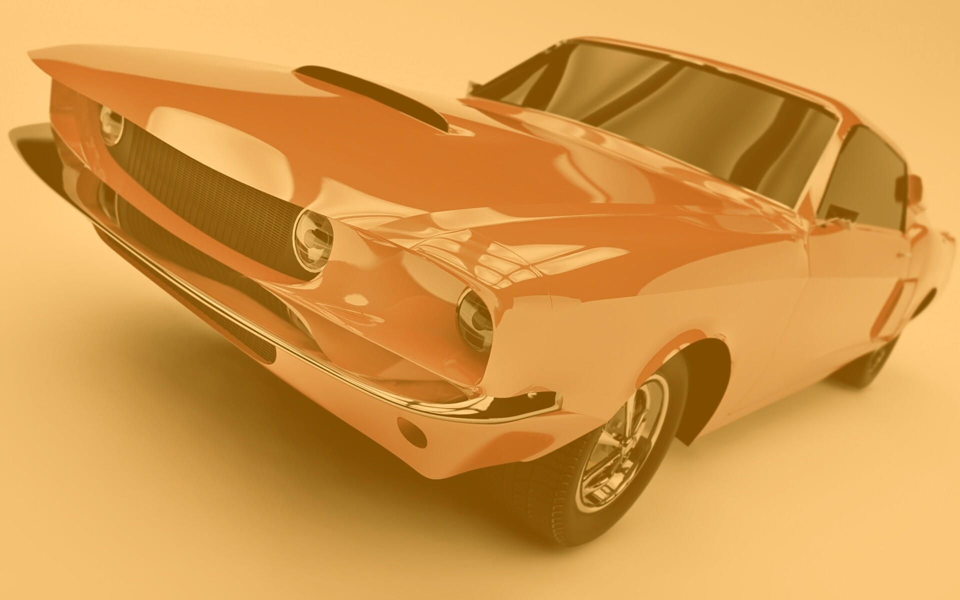 Красный ретро автомобиль обои