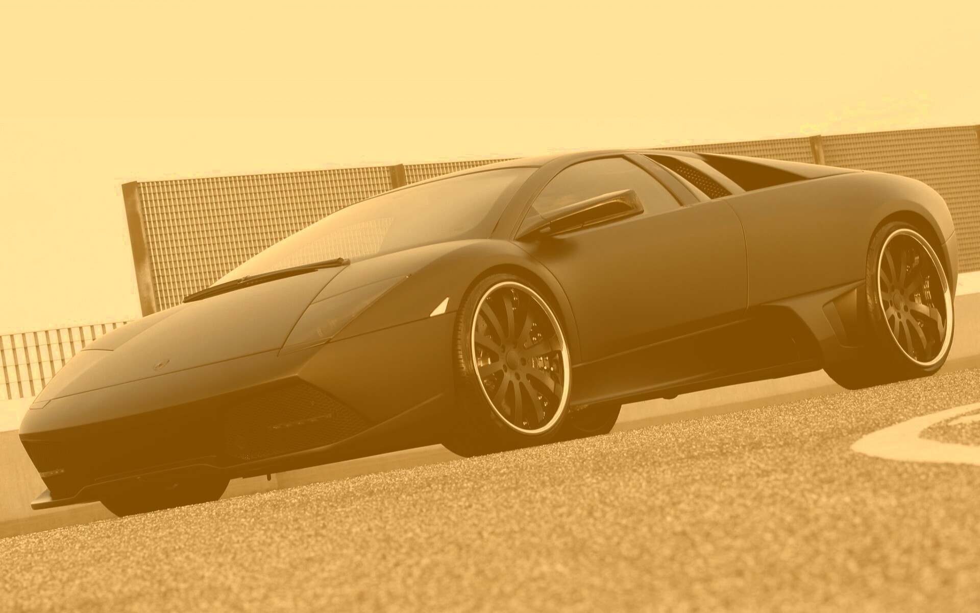 Lamborghini Reventon черного цвета обои