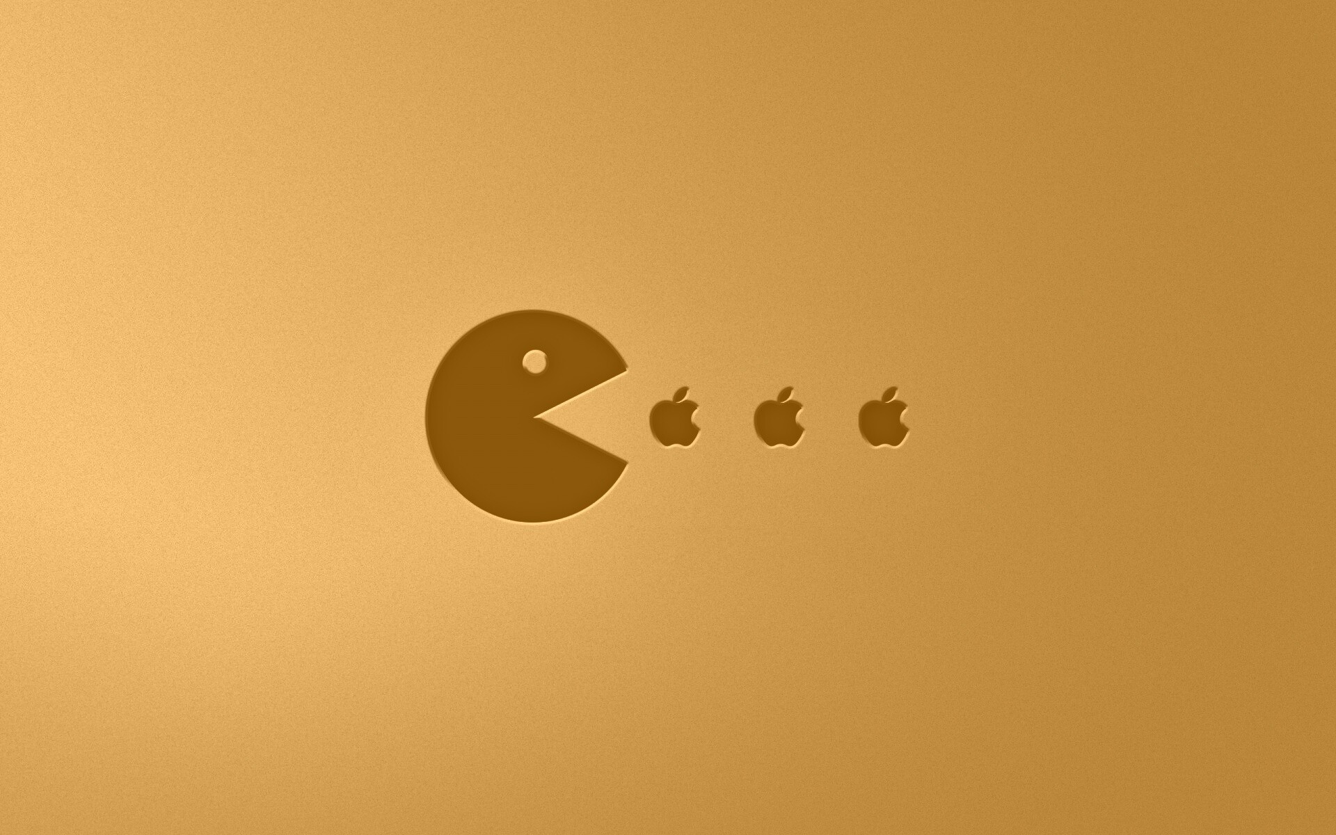 Пэкмен против Apple обои