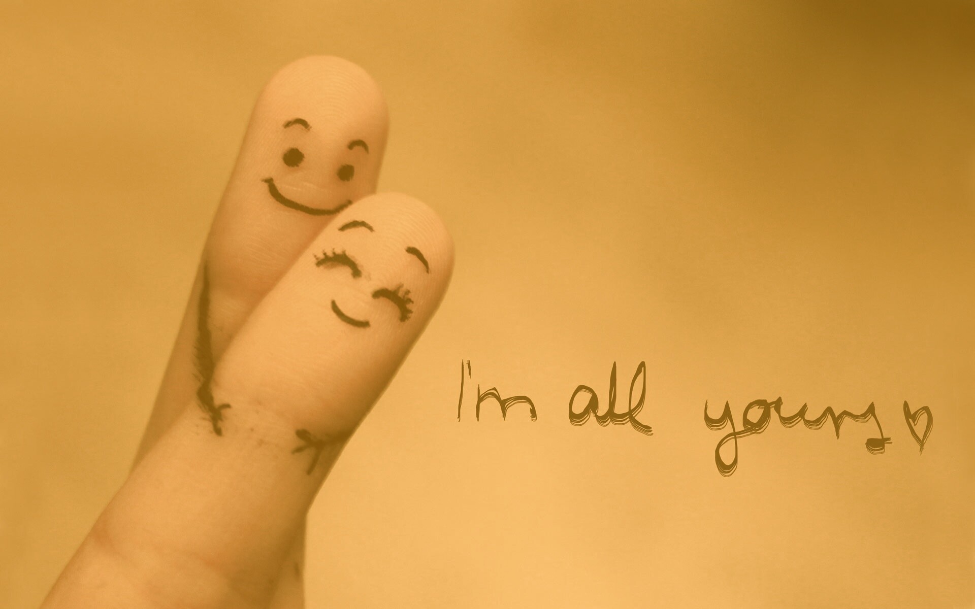 I"m all yours! обои
