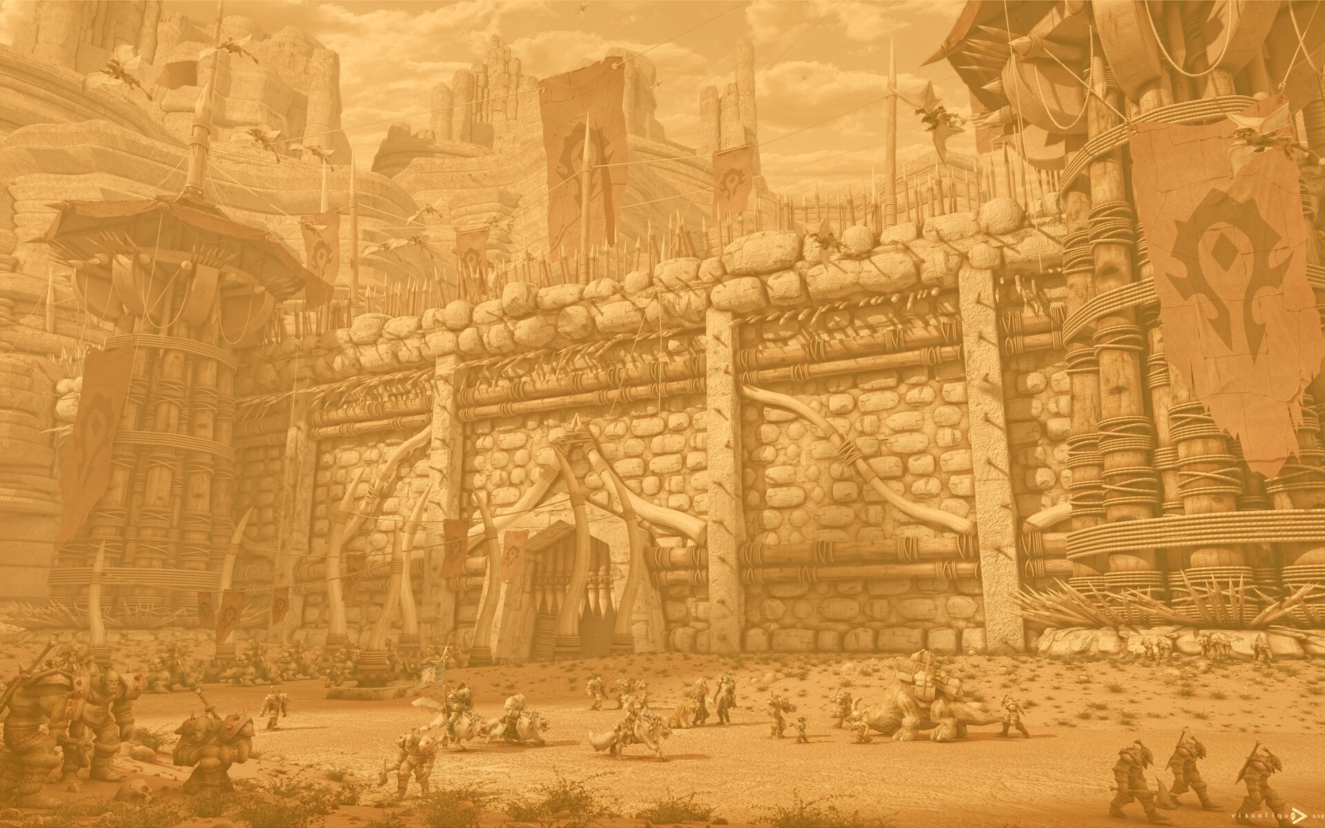 Крепость орков обои